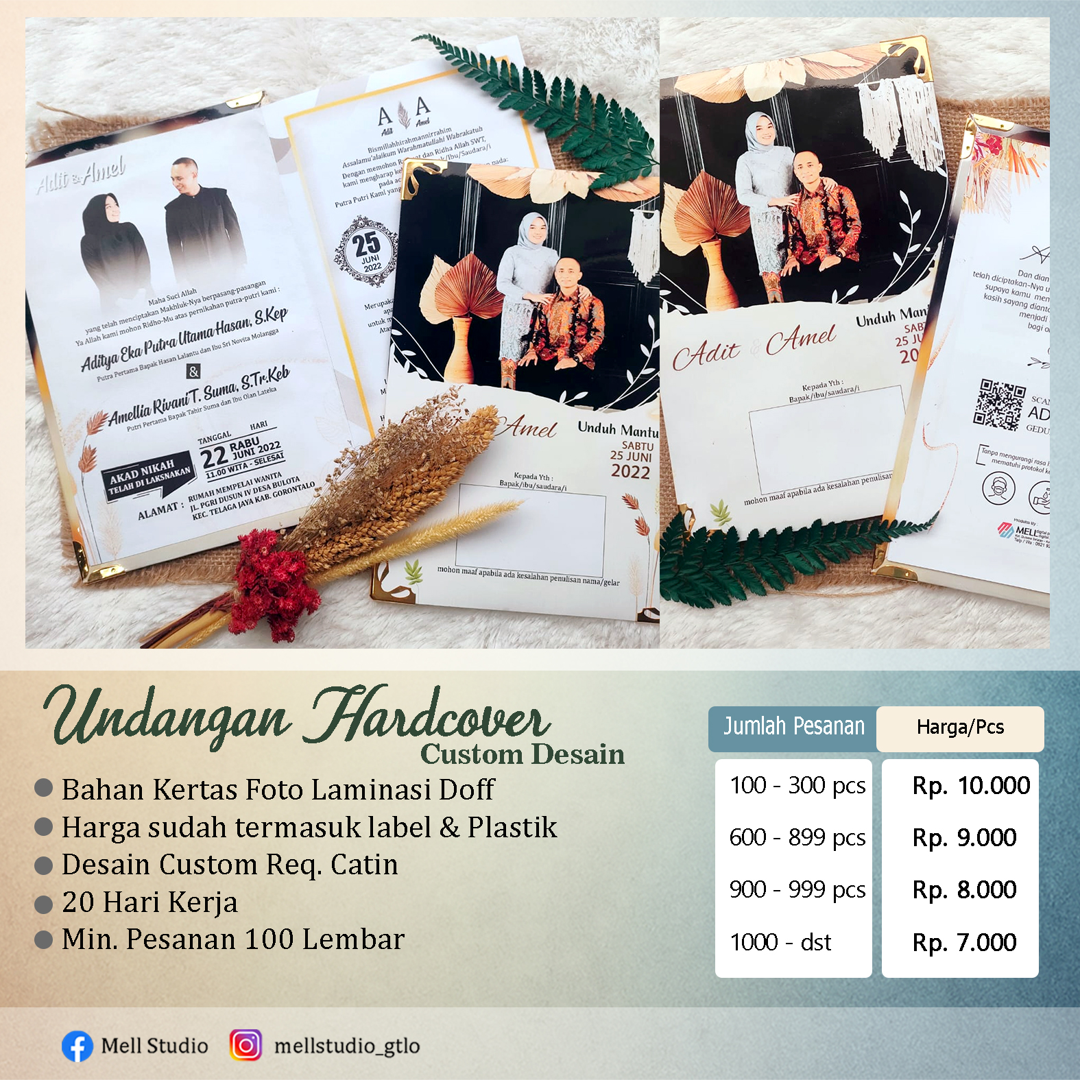 Seri Hardcover Custom A4 sampel 10