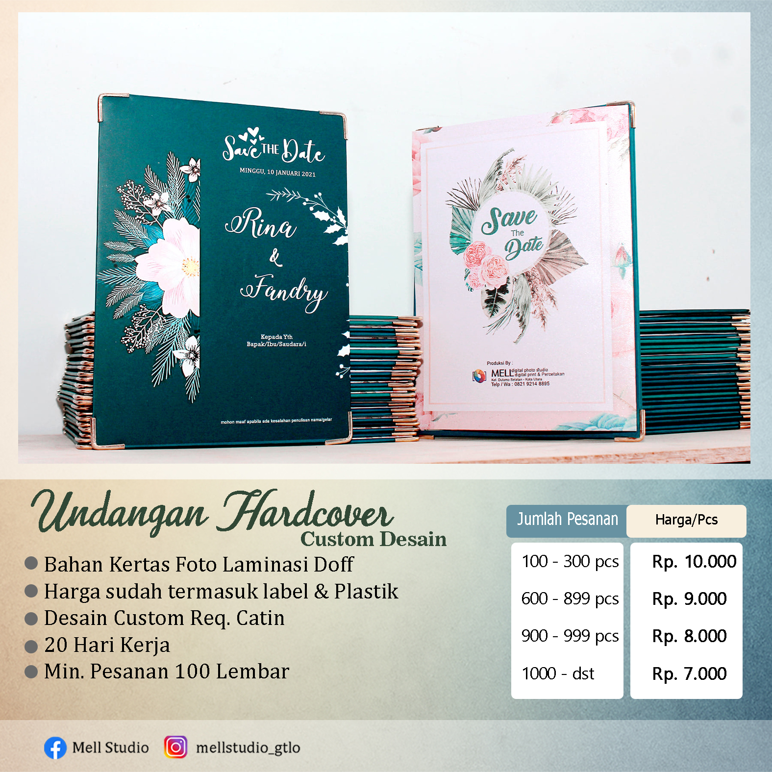 Seri Hardcover Custom A4 sampel 12