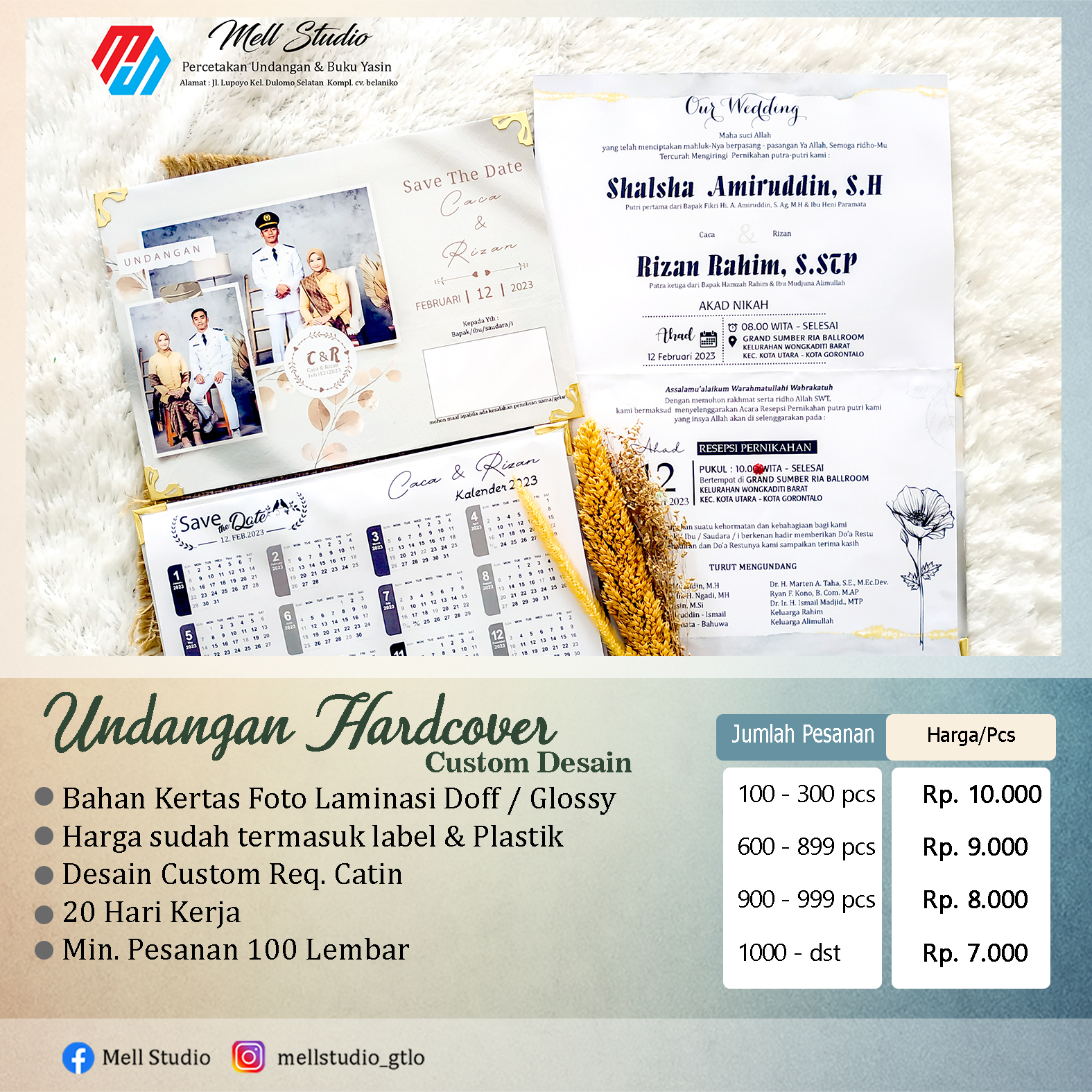 Seri Hardcover Custom A4 sampel 15