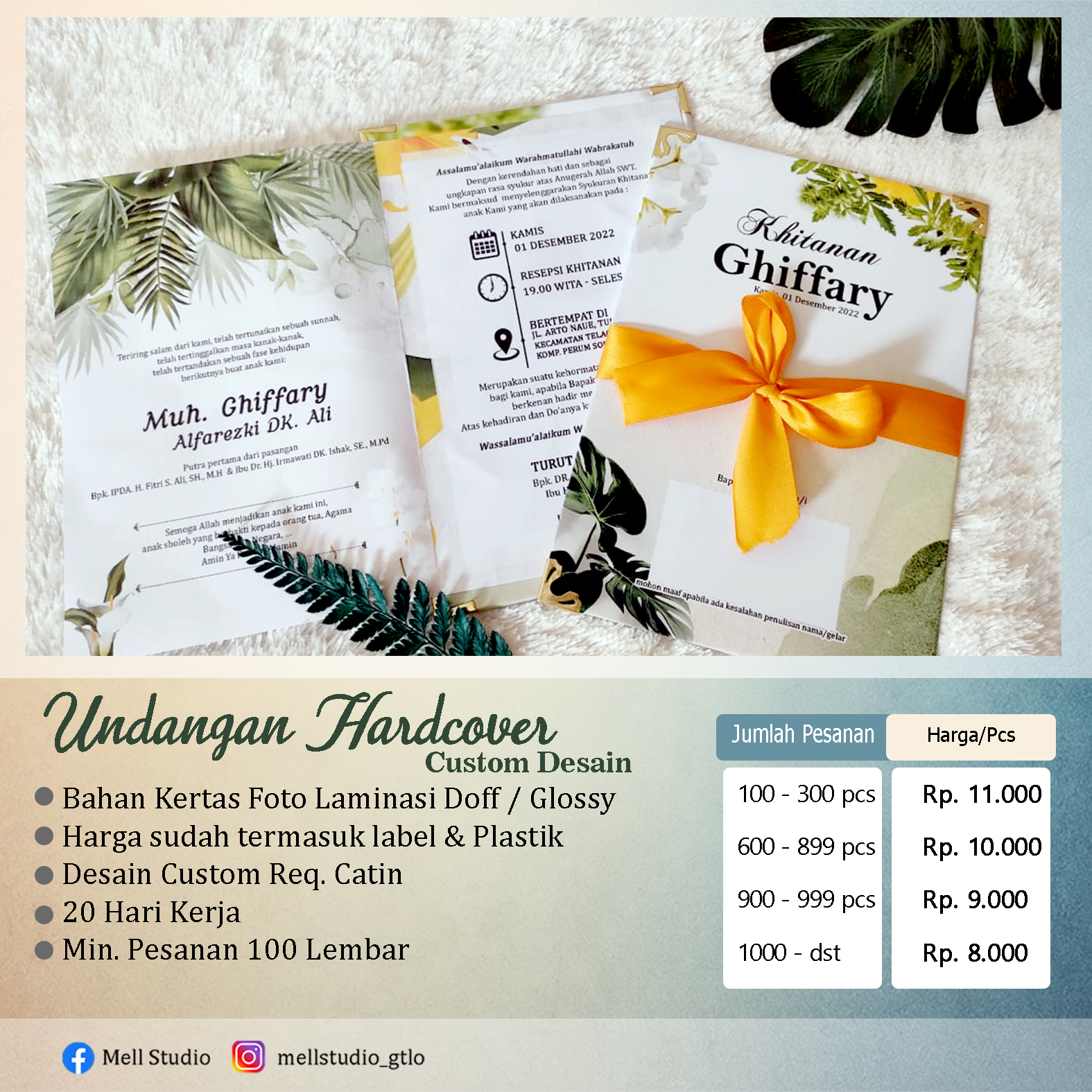 Seri Hardcover Custom A4 sampel 2