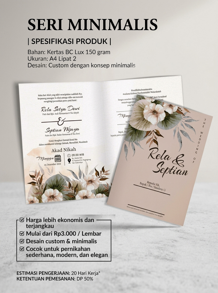Seri Minimalis sampel 17