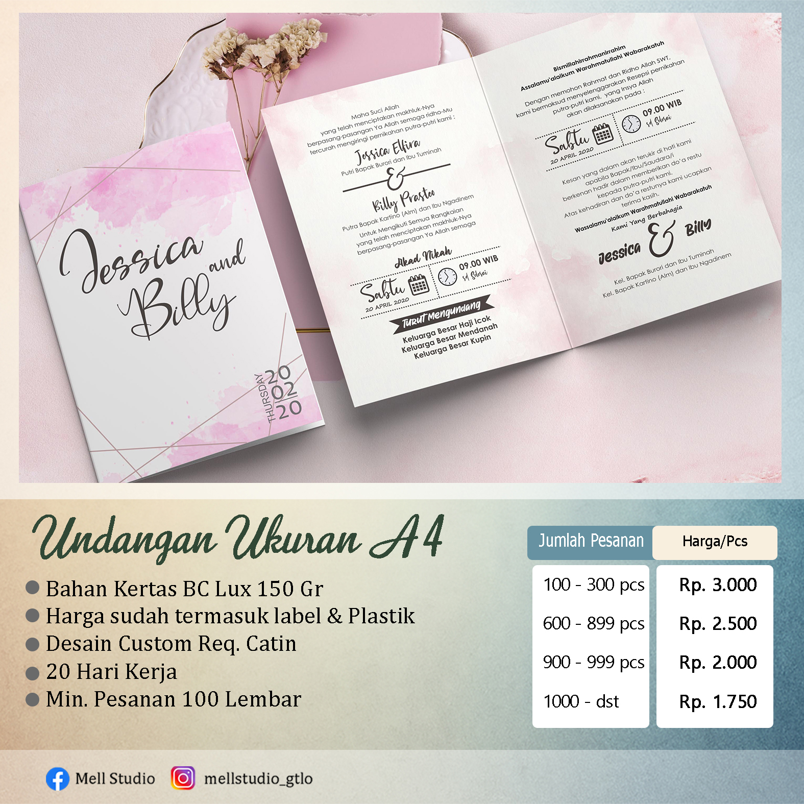 Seri Minimalis sampel 23